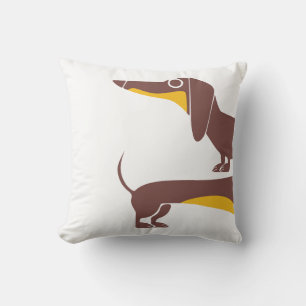 Cojín Decorativo Divertido dachshund lindo para padres de perros la
