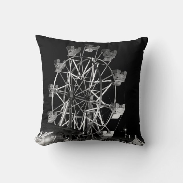 Cojín Decorativo Divertido de la Feria del Condado (Anverso)