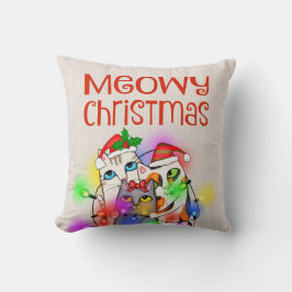 Cojín decorativo divertido del día de fiesta de