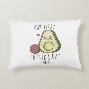 Cojín Decorativo Divertido el primer día de nuestra madre