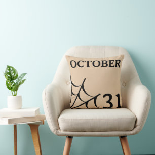 Cojín Decorativo Divertido Feliz Halloween 31 de octubre