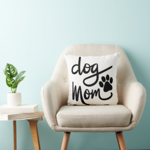 Cojín Decorativo Divertido perro Paw Dog Mom