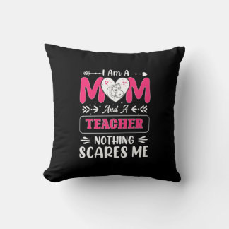 Cojín Decorativo Divertido profesor mamá, profesor mami gracioso