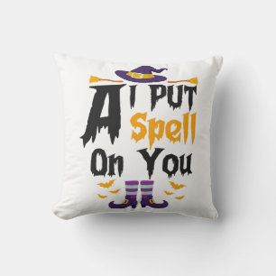 Cojín Decorativo Divertido regalo de Halloween espeluznante te doy