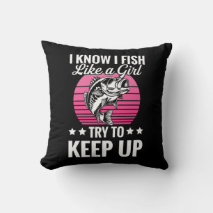 Cojín Decorativo Divertido tema de pesca