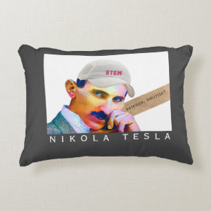 Cojín Decorativo Divertido Tesla