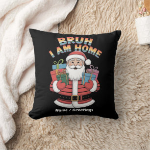 Cojín Decorativo Divertido Traedor de Regalos de Vacaciones Humor F