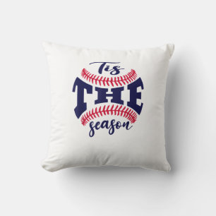 Cojín Decorativo Divertido Vintage Es La Temporada El Béisbol Es Mi