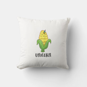 Cojín Decorativo Divi Uni Maíz Unicornio Amantes Del Maíz Granjero