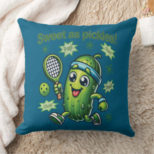 Cojín Decorativo Diviértete Cute Dulce como Pickles Pickleball