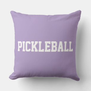 Cojín Decorativo Diviértete Deportivo Texto de PICKLEBALL Blanco So