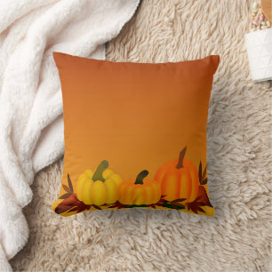 Cojín Decorativo Diviértete feliz Halloween Gato de calabaza