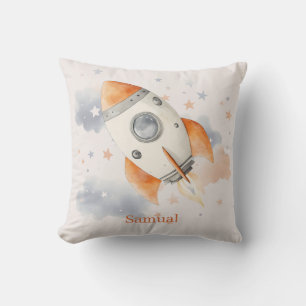 Cojín Decorativo Diviértete Niño Cohete Espacial