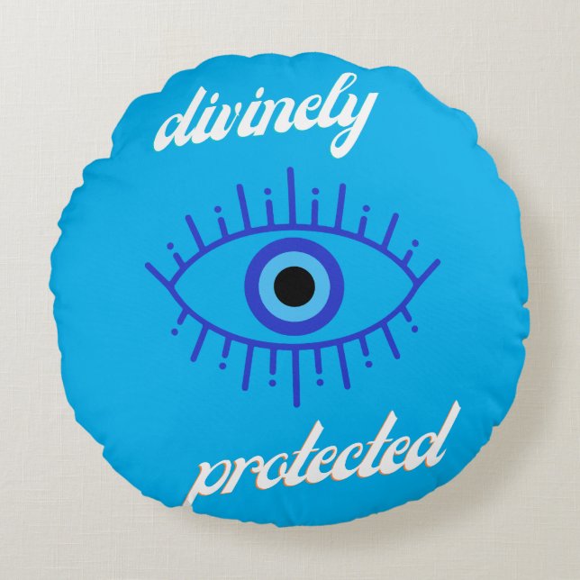 Cojín decorativo Divinamente Protegido (Anverso)