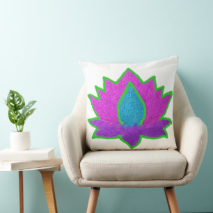 Cojín Decorativo Diwali brillo loto