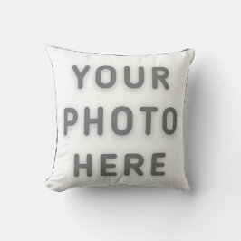 Cojín Decorativo DIY de plantilla de fotografía completa de persona