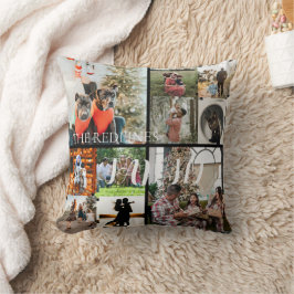 Cojín Decorativo DIY YOUR | FAMILY Two Sided Family 10 Pictures Thr