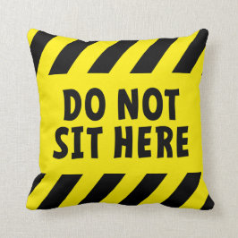 Cojín Decorativo Do not sit here. Ga hier niet zitten op deze stoel