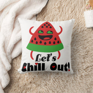 Cojín Decorativo ❤️ 🍉 Do Watermelon Dance & Chill 😋