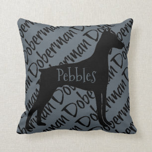 Cojín Decorativo Doberman Love Personalizado