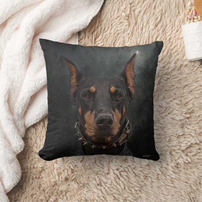 Cojín Decorativo Doberman Pinscher (Manta)