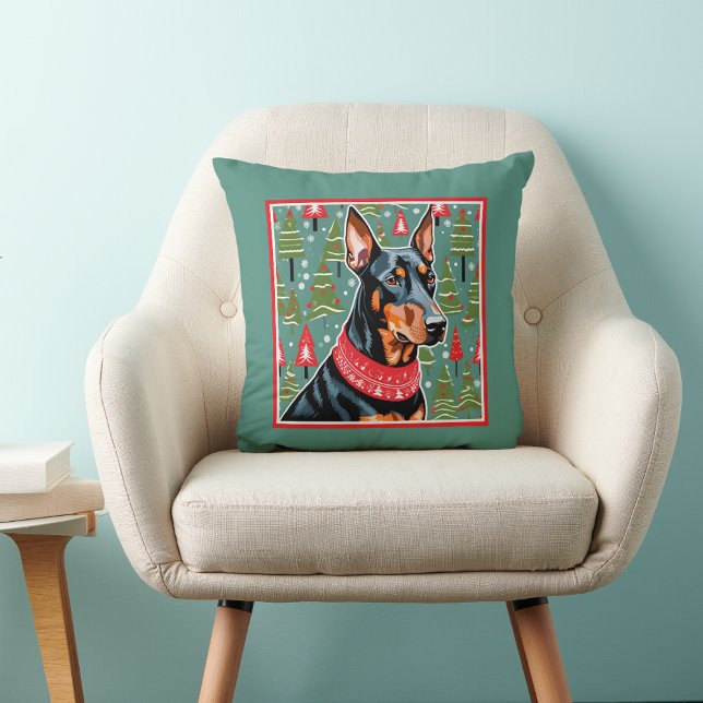 Cojín Decorativo Doberman Pinscher Cute Sofa (Subido por el creador)