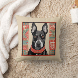 Cojín Decorativo Doberman Pinscher Cute Sofa
