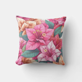 Cojín Decorativo doble cara de buganvillas