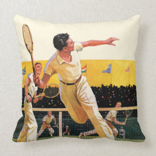 Cojín Decorativo Doble partido de tenis