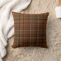Doble Plaid Marrón, Rojo Herrumbre y Verde Otoño