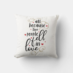Cojín Decorativo Doble Regalo Todo Porque Dos Personas Se Enamoraro