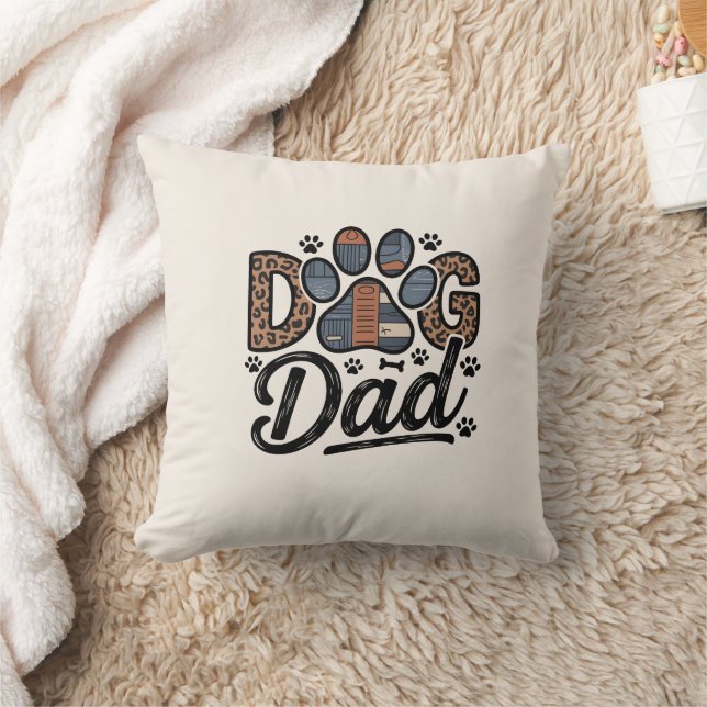 Cojín Decorativo DOG Dad - Perro Lover (Manta)