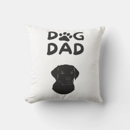 Cojín Decorativo Dog Dad T-shirt | Funny Pet Lovers Tee