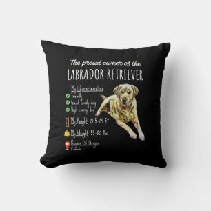 Cojín Decorativo Dog Lover   El Orgulloso Propietario De Labrador R
