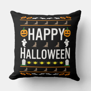 Cojín Decorativo Dog Lover   Feliz chocolate de Halloween Labrador