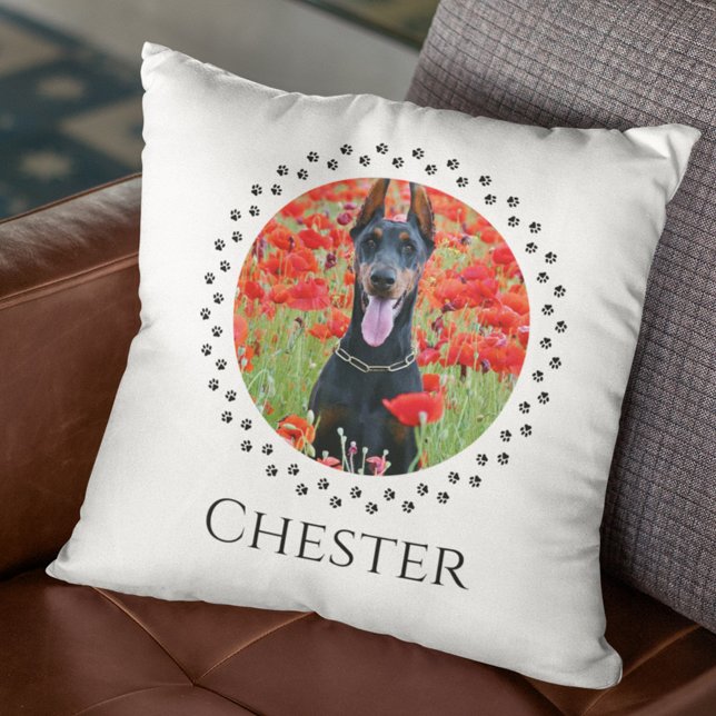 Cojín Decorativo Dog Photo Pillow - Personalized Pet Keepsake Gift (Subido por el creador)