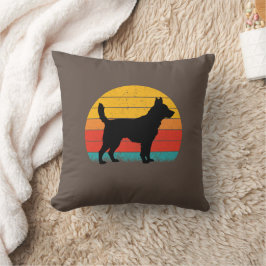 Cojín Decorativo Dog Silhouette at Sunset