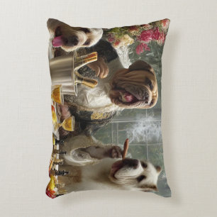 Cojín Decorativo "Dog-themed design featuring elegant, relaxed dogs