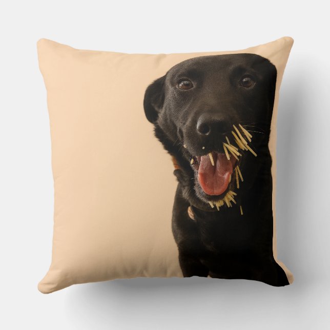 Cojín Decorativo Dog vs. Porcupine Pillow (Reverso )