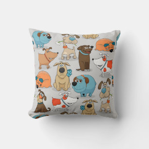 Cojín Decorativo Doggies y cachorros Personalizados
