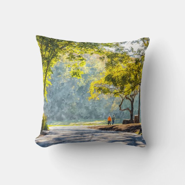 Cojín Decorativo Dogwood Stroll Painterly (Anverso)