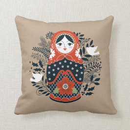 Cojín Decorativo Dólar negro rojo Navidad