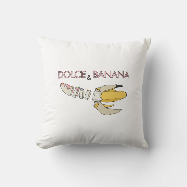 Cojín Decorativo Dolce & Banana (Anverso)