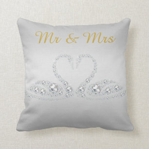 Cojín Decorativo DOLD DIAMOND SWAN CUSHION BODA plata