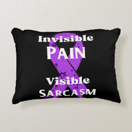 Cojín Decorativo Dolor invisible sarcástico