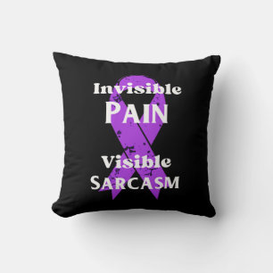 Cojín Decorativo Dolor invisible sarcástico