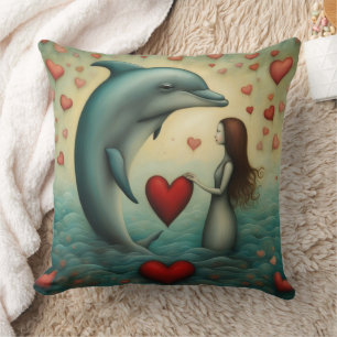 Cojín Decorativo Dolphin Love 1