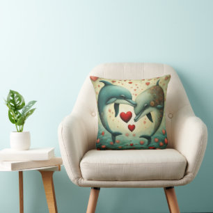 Cojín Decorativo Dolphin Love 2