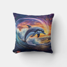 Cojín decorativo Dolphins Surfs Galaxy