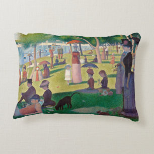 Cojín Decorativo Domingo en la pintura de La Grande Jatte Seurat